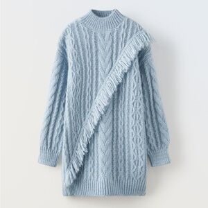 Zara knit flapper dress